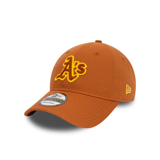 New Era Czapka z daszkiem Boucle 920 Athletics 60435078 Brązowy ze sklepu MODIVO w kategorii Czapki z daszkiem męskie - zdjęcie 182661309