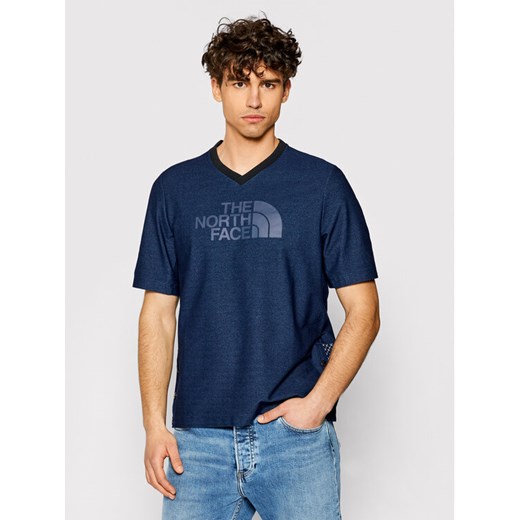 The North Face T-Shirt Big Logo Tee NF0A3LDS Granatowy Regular Fit ze sklepu MODIVO w kategorii T-shirty męskie - zdjęcie 182661335