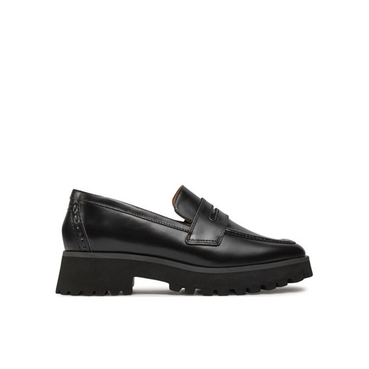 Clarks Loafersy Stayso Edge 26174705 Czarny ze sklepu MODIVO w kategorii Półbuty damskie - zdjęcie 182661387