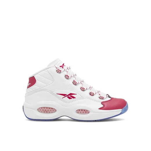 Reebok Sneakersy Question Mid 100074721 Biały ze sklepu MODIVO w kategorii Buty sportowe męskie - zdjęcie 182661458