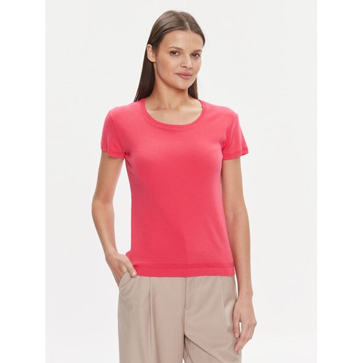 United Colors Of Benetton T-Shirt 1091D1M10 Różowy Regular Fit United Colors Of Benetton XS MODIVO