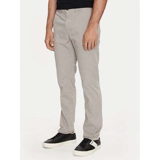 Boss Chinosy 50513036 Beżowy Slim Fit ze sklepu MODIVO w kategorii Spodnie męskie - zdjęcie 182661626