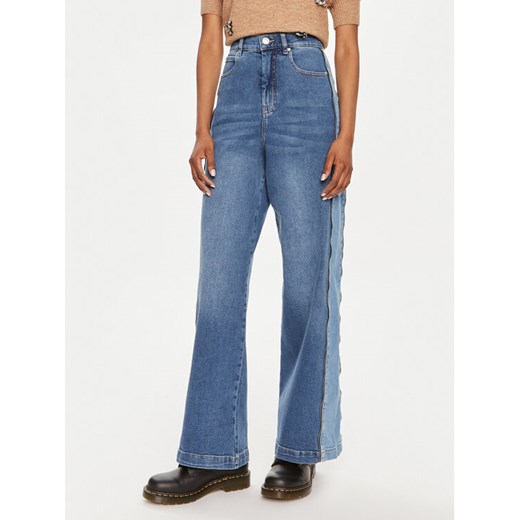 Munthe Jeansy Obbia 242140024207 Niebieski Wide Leg ze sklepu MODIVO w kategorii Jeansy damskie - zdjęcie 182661688