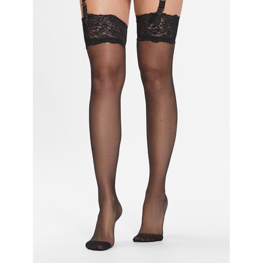 Bluebella Pończochy Hold Ups 41458-BK Czarny ze sklepu MODIVO w kategorii Akcesoria do bielizny - zdjęcie 182661749