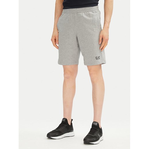 EA7 Emporio Armani Szorty sportowe 8NPS65 PJVRZ 3905 Szary ze sklepu MODIVO w kategorii Spodenki męskie - zdjęcie 182661759