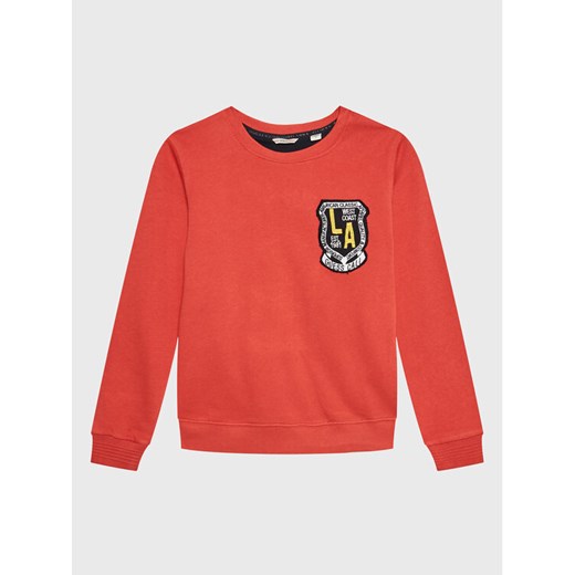 Guess Bluza L3RQ01 KBLB0 Czerwony Regular Fit ze sklepu MODIVO w kategorii Bluzy chłopięce - zdjęcie 182661789