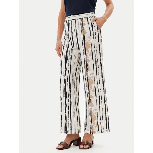 JDY Spodnie materiałowe Troya 15339132 Biały Wide Leg ze sklepu MODIVO w kategorii Spodnie damskie - zdjęcie 182661856