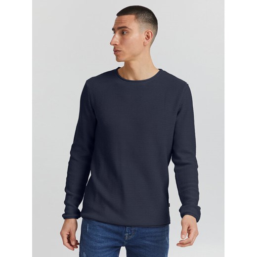 Solid Sweter 21104152 Granatowy Regular Fit ze sklepu MODIVO w kategorii Swetry męskie - zdjęcie 182661939
