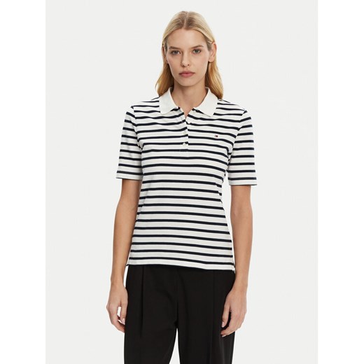 Tommy Hilfiger Polo 1985 WW0WW43224 Granatowy Regular Fit ze sklepu MODIVO w kategorii Bluzki damskie - zdjęcie 182661976