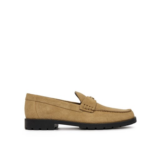 Coach Loafersy Jocelyn CZ376 Beżowy ze sklepu MODIVO w kategorii Lordsy damskie - zdjęcie 182662046