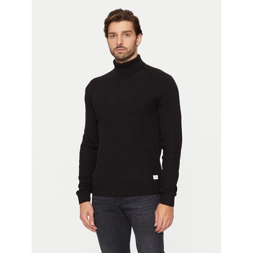 Jack&Jones Golf Pannel 12258472 Czarny Regular Fit ze sklepu MODIVO w kategorii Swetry męskie - zdjęcie 182662056