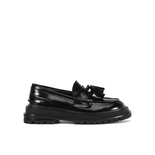 Badura Loafersy WGA3311-1Z Czarny ze sklepu MODIVO w kategorii Lordsy damskie - zdjęcie 182662096