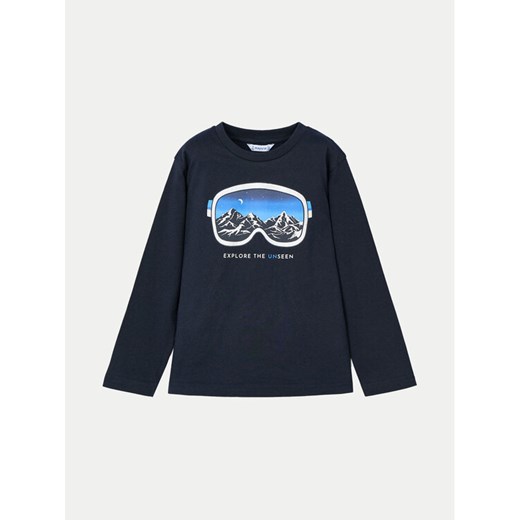 Mayoral Bluzka 4056 Czarny Regular Fit ze sklepu MODIVO w kategorii T-shirty chłopięce - zdjęcie 182662157