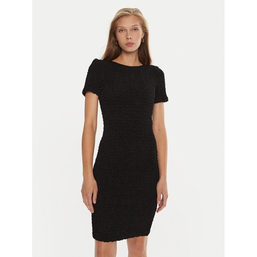 DKNY Sukienka codzienna DD4E1B89 Czarny Regular Fit ze sklepu MODIVO w kategorii Sukienki - zdjęcie 182662277