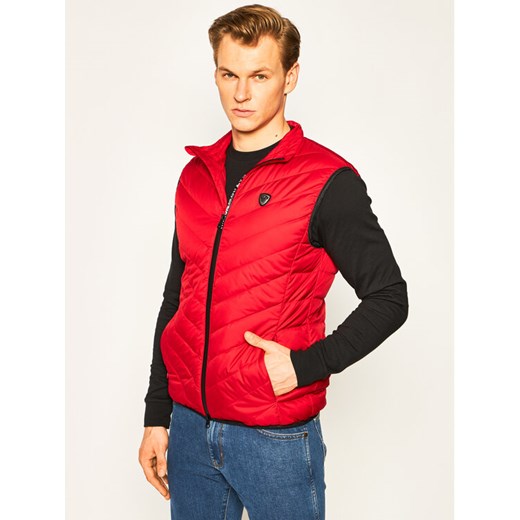 EA7 Emporio Armani Kamizelka 8NPQ03 PNE1Z 1450 Czerwony Regular Fit ze sklepu MODIVO w kategorii Kamizelki męskie - zdjęcie 182662285