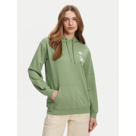 Roxy Bluza ERJFT04952 Zielony Regular Fit ze sklepu MODIVO w kategorii Bluzy damskie - zdjęcie 182662339