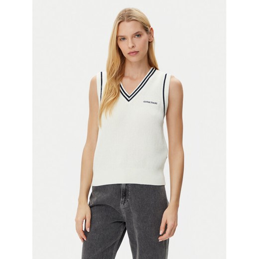 Guess Jeans Sweter W5GR02 Z3HM1 Écru Regular Fit ze sklepu MODIVO w kategorii Swetry damskie - zdjęcie 182662408