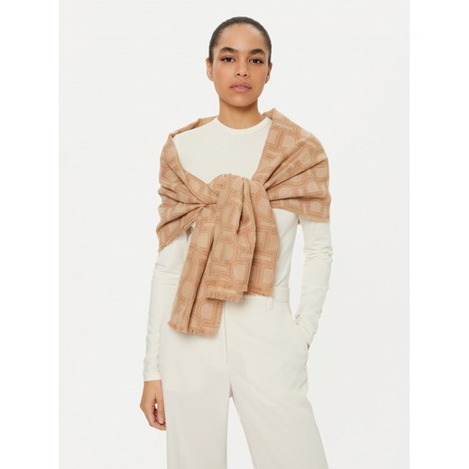 TWINSET Szalik 242TO5150 Beżowy ze sklepu MODIVO w kategorii Szaliki i chusty damskie - zdjęcie 182662479