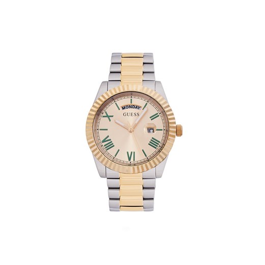 Guess Zegarek Connoisseur  GW0265G14 Srebrny ze sklepu MODIVO w kategorii Zegarki - zdjęcie 182662518