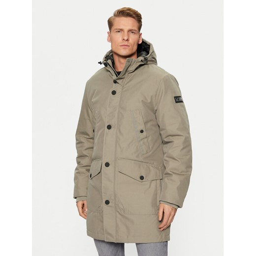 s.Oliver Parka 2150401 Zielony Regular Fit ze sklepu MODIVO w kategorii Parki męskie - zdjęcie 182662529
