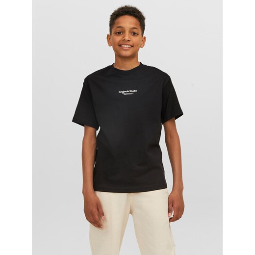 Jack&Jones Junior T-Shirt Vesterbro 12242827 Czarny Loose Fit ze sklepu MODIVO w kategorii T-shirty chłopięce - zdjęcie 182662568