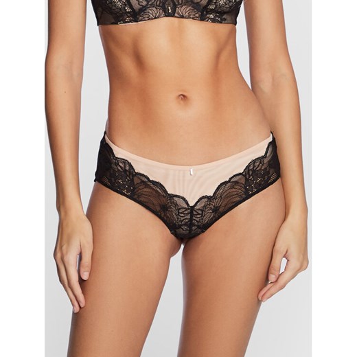 Chantelle Figi brazylijskie Midnight Flowers C12N40 Czarny ze sklepu MODIVO w kategorii Majtki damskie - zdjęcie 182662595