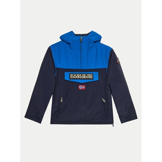 Napapijri Kurtka anorak NP0A4GNA D Granatowy Regular Fit ze sklepu MODIVO w kategorii Kurtki chłopięce - zdjęcie 182662657