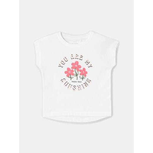 NAME IT T-Shirt Vigea 13228175 Biały Regular Fit ze sklepu MODIVO w kategorii Bluzki dziewczęce - zdjęcie 182662659