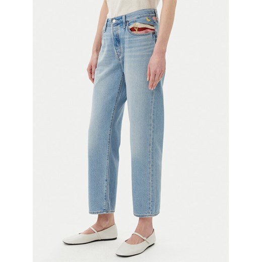 Levi's® Jeansy 501® 90's A9150-0008 Niebieski Loose Fit ze sklepu MODIVO w kategorii Jeansy damskie - zdjęcie 182662695