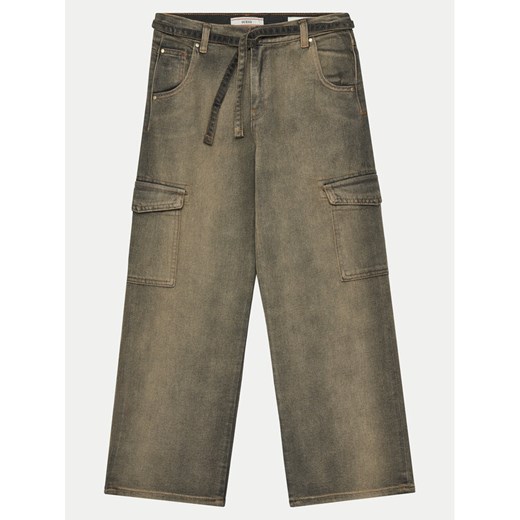 Guess Jeansy J5RA13 D5J40 Złoty Relaxed Fit ze sklepu MODIVO w kategorii Spodnie dziewczęce - zdjęcie 182662696