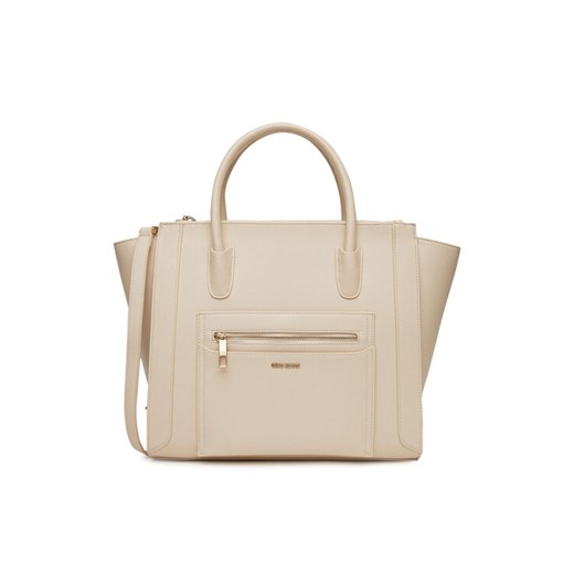 Gino Rossi Torebka WEN-18 SS Beżowy ze sklepu MODIVO w kategorii Torby Shopper bag - zdjęcie 182662755