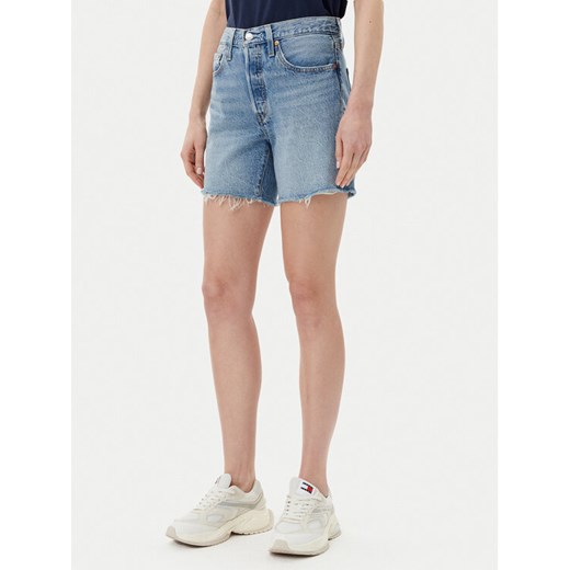 Levi's® Szorty jeansowe A9296-0001 Niebieski Regular Fit ze sklepu MODIVO w kategorii Szorty - zdjęcie 182662756
