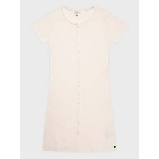 Guess Sukienka codzienna J2RK81 R9UO1 Beżowy Slim Fit ze sklepu MODIVO w kategorii Sukienki dziewczęce - zdjęcie 182662776