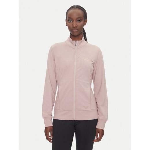 EA7 Emporio Armani Bluza 8NTM43 TJ9RZ U4079 Różowy Regular Fit ze sklepu MODIVO w kategorii Bluzy damskie - zdjęcie 182662788