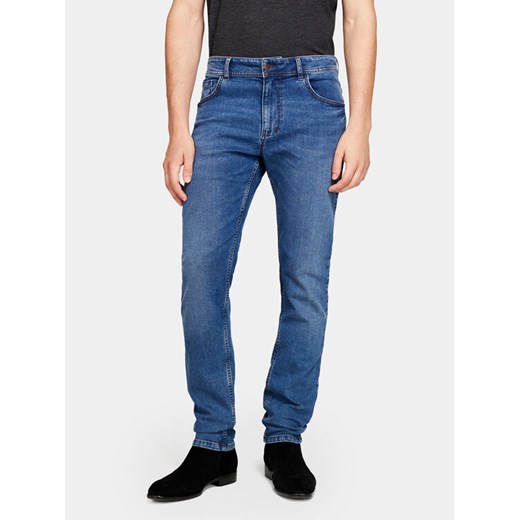 Sisley Jeansy 4MQBSE00O Niebieski Slim Fit ze sklepu MODIVO w kategorii Jeansy męskie - zdjęcie 182662795