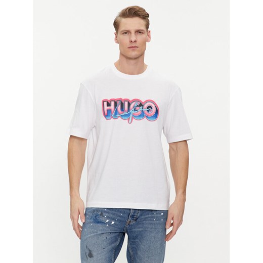 Hugo T-Shirt Nillumi 50515278 Biały Regular Fit XXL MODIVO