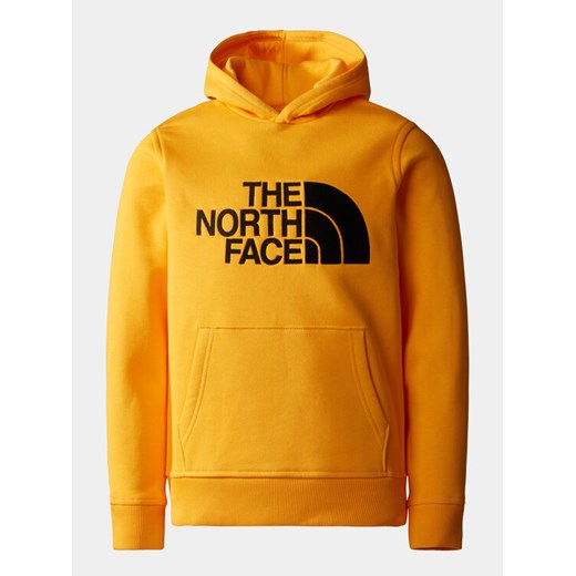The North Face Bluza Drew Peak NF0A82EN Żółty Regular Fit ze sklepu MODIVO w kategorii Bluzy chłopięce - zdjęcie 182662828