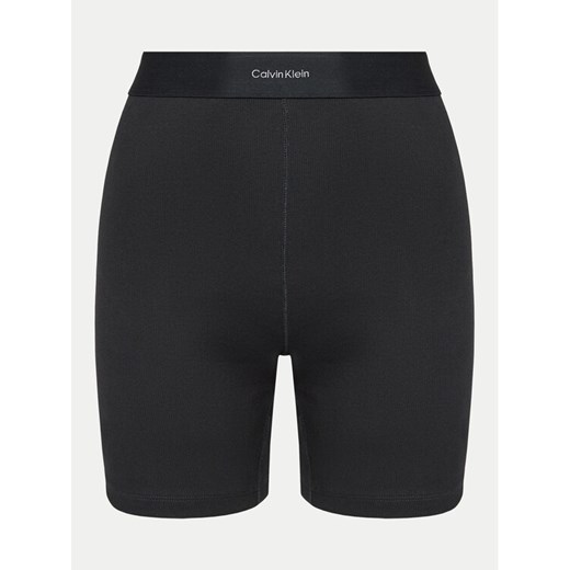 Calvin Klein Underwear Szorty piżamowe 000QS7216E Czarny Slim Fit ze sklepu MODIVO w kategorii Piżamy damskie - zdjęcie 182662846