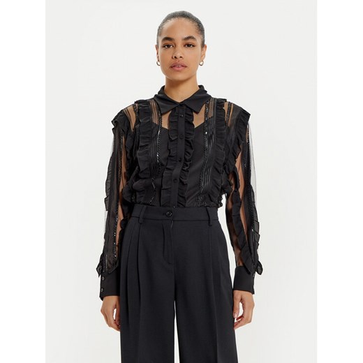 ACCESS FASHION Koszula 44-7013-781 Czarny Regular Fit ze sklepu MODIVO w kategorii Koszule damskie - zdjęcie 182662875