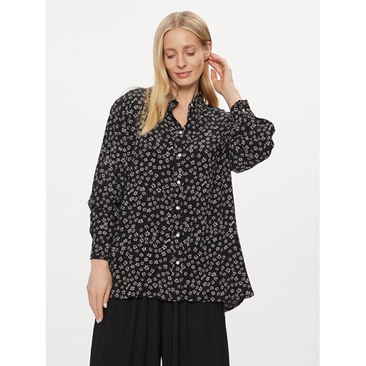 Tommy Jeans Koszula Ditsy DW0DW17346 Czarny Oversize ze sklepu MODIVO w kategorii Koszule damskie - zdjęcie 182662877