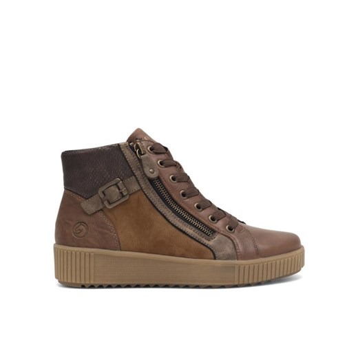 Remonte Sneakersy R7997-24 Brązowy ze sklepu MODIVO w kategorii Buty sportowe damskie - zdjęcie 182662897