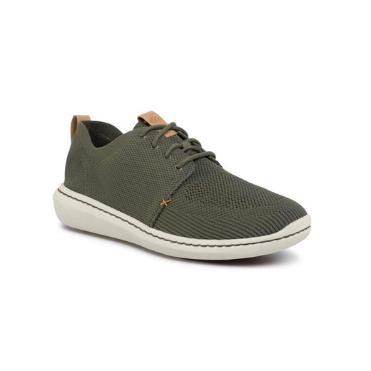 Clarks Sneakersy Step Urban Mix 261381747 Zielony ze sklepu MODIVO w kategorii Półbuty męskie - zdjęcie 182662916