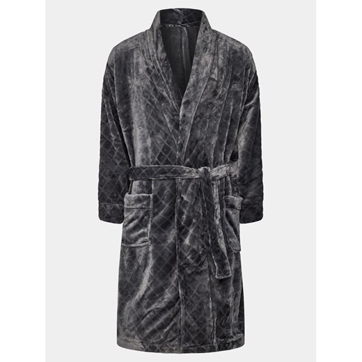 HOM Szlafrok 402625 Szary Regular Fit ze sklepu MODIVO w kategorii Szlafroki męskie - zdjęcie 182662959