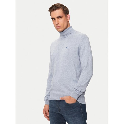 La Martina Golf ZMS019 YW091 Niebieski Regular Fit ze sklepu MODIVO w kategorii Swetry męskie - zdjęcie 182663025