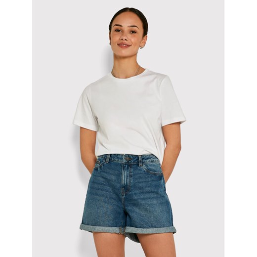 Noisy May Szorty jeansowe Smiley 27010864 Granatowy Regular Fit ze sklepu MODIVO w kategorii Szorty - zdjęcie 182663157