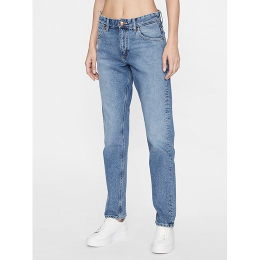 Lee Jeansy 112341337 Niebieski Slim Fit ze sklepu MODIVO w kategorii Jeansy damskie - zdjęcie 182663188