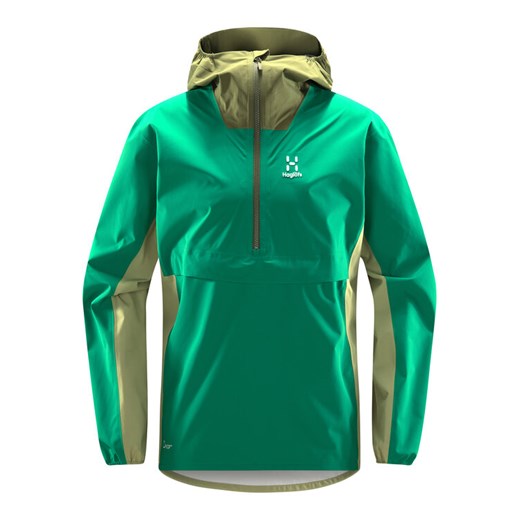 Haglöfs Kurtka przeciwdeszczowa Sparv 606133 Zielony Active Fit ze sklepu MODIVO w kategorii Kurtki męskie - zdjęcie 182663208