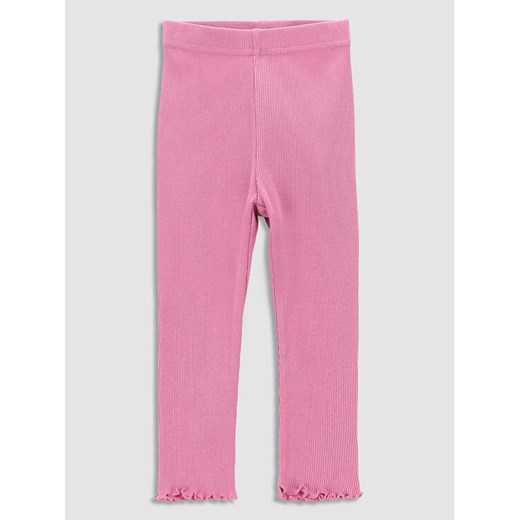 Coccodrillo Legginsy WC3122103RPN Różowy Slim Fit ze sklepu MODIVO w kategorii Spodnie dziewczęce - zdjęcie 182663255
