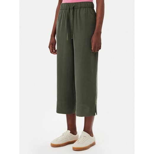 Tom Tailor Kuloty 1045438 Zielony Regular Fit ze sklepu MODIVO w kategorii Spodnie damskie - zdjęcie 182663336