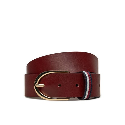 Tommy Hilfiger Pasek Damski AW0AW16596 Czerwony ze sklepu MODIVO w kategorii Paski damskie - zdjęcie 182663357